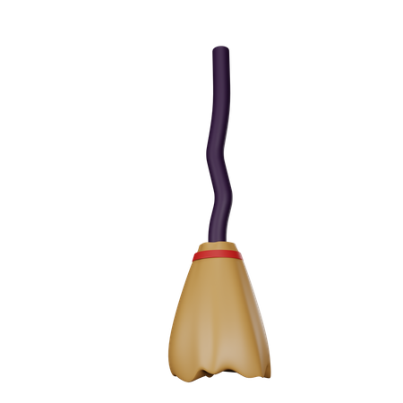 Broomstick  3D Icon