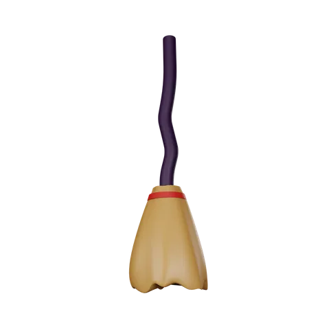 Broomstick  3D Icon