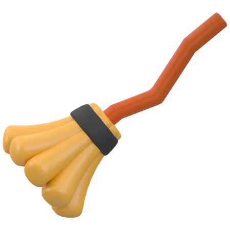 Broomstick  3D Icon