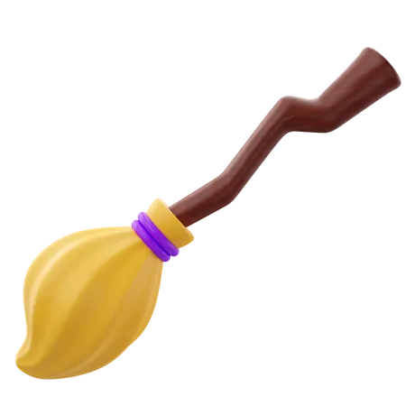 Broomstick  3D Icon