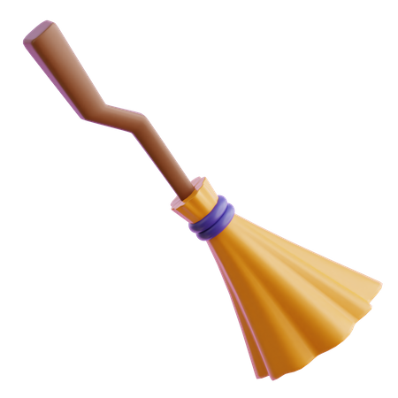 Broomstick  3D Icon