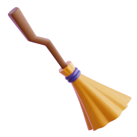 Broomstick  3D Icon