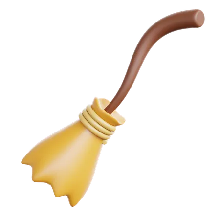 Broomstick  3D Icon