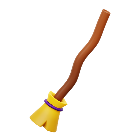 Broomstick  3D Icon