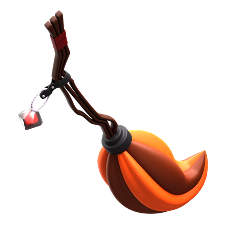 Broomstick  3D Icon