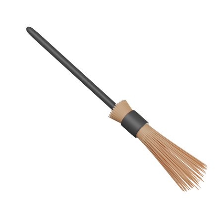 Broomstick  3D Icon