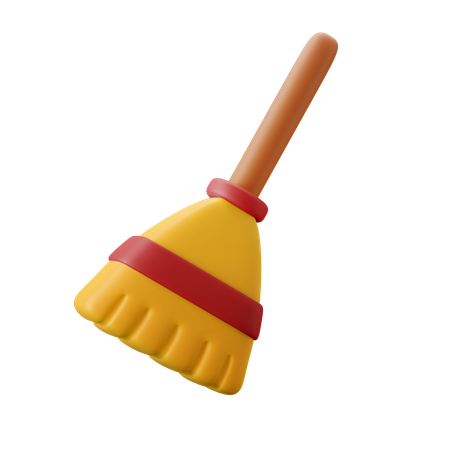 Broomstick  3D Icon