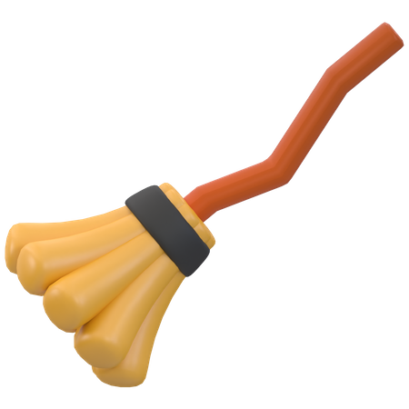Broomstick 3D Icon
