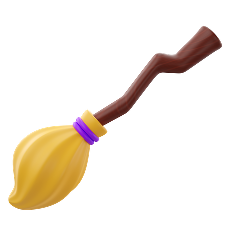 Broomstick  3D Icon