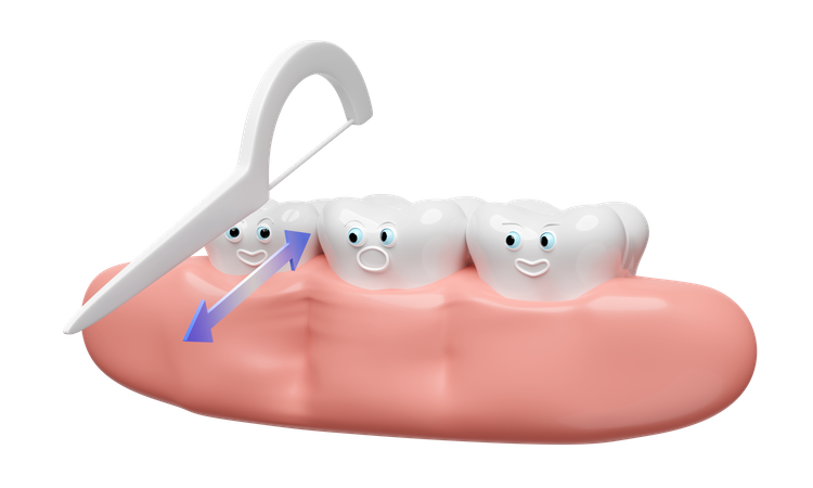 Brossage de dents  3D Icon