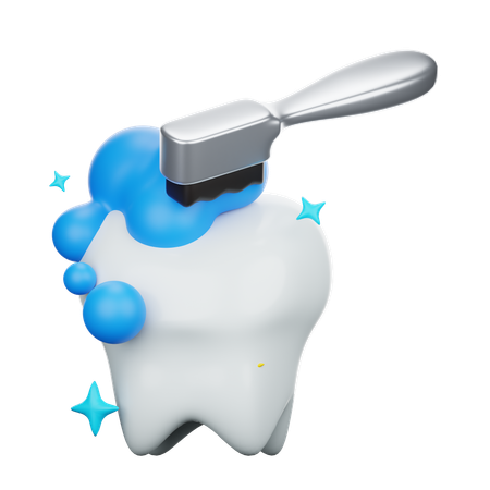 Se brosser les dents  3D Icon