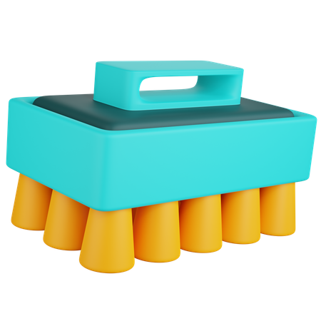 Brosse de nettoyage  3D Icon