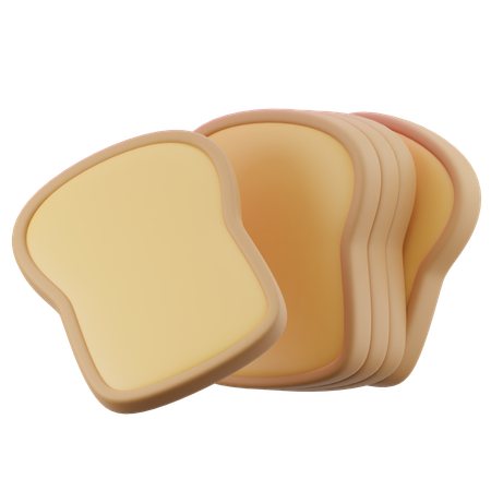 Brot  3D Icon