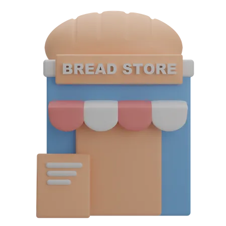 Bäckerei  3D Illustration