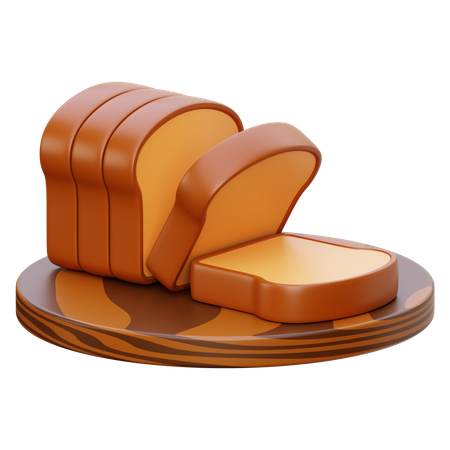 Brotscheibe  3D Icon