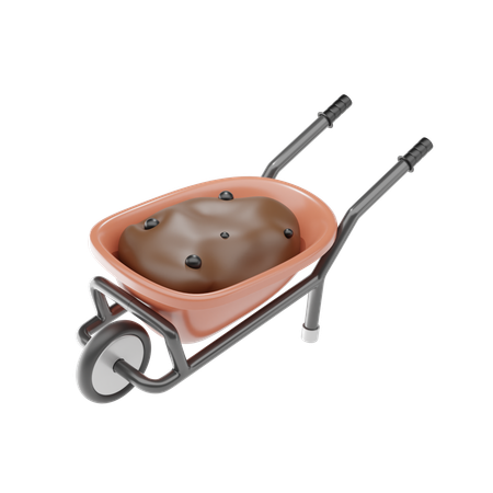Brouette  3D Icon