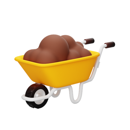 Brouette  3D Icon