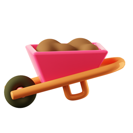 Brouette  3D Icon