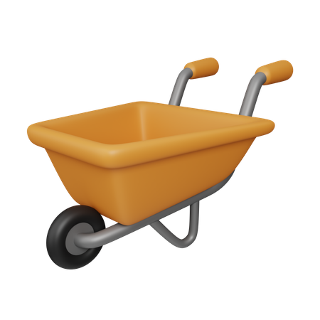 Brouette agricole  3D Icon