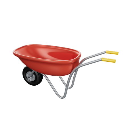 Brouette agricole  3D Icon