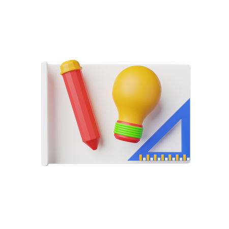 Brouillon  3D Icon