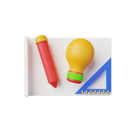 Brouillon  3D Icon