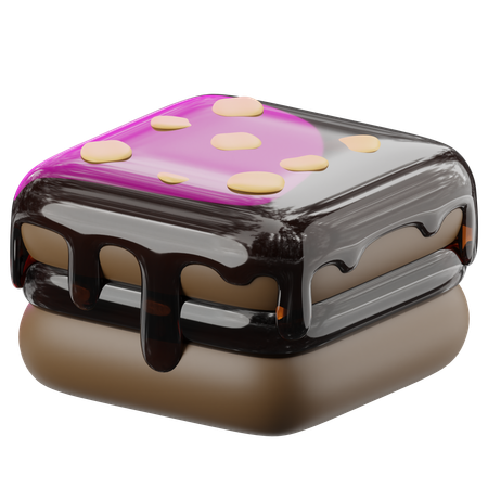 Brownie  3D Icon