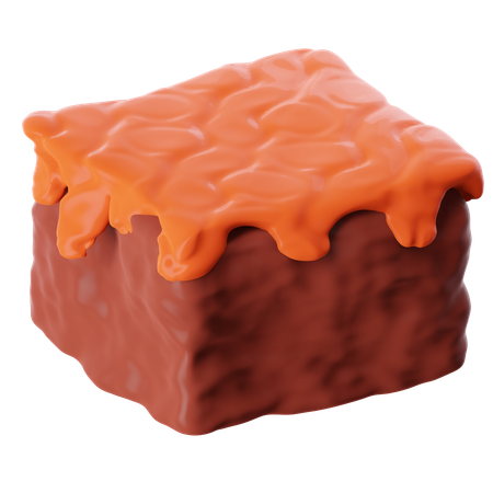 Brownie  3D Icon