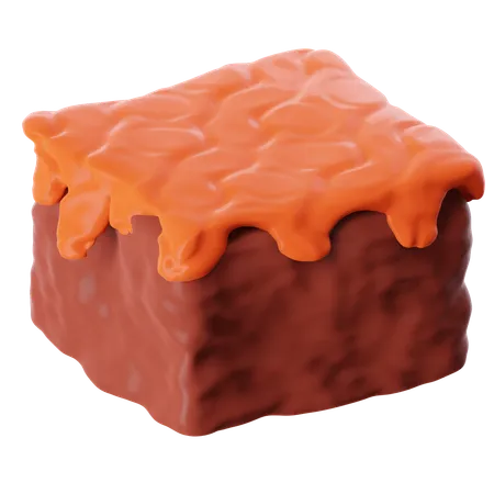 Brownie  3D Icon