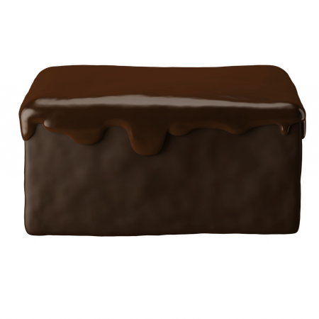 Brownie de chocolate  3D Icon