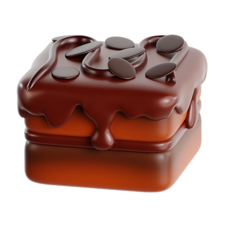 Brownies au chocolat  3D Icon