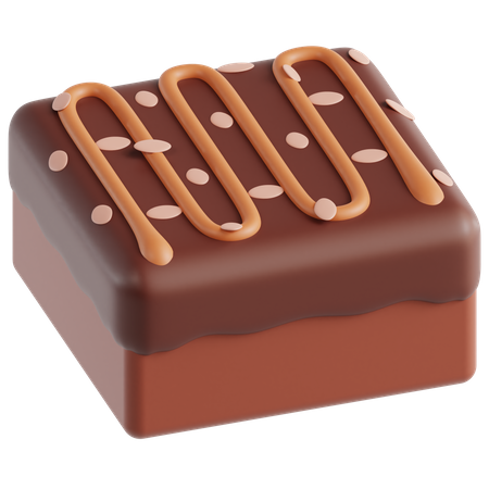 Brownies au chocolat  3D Icon