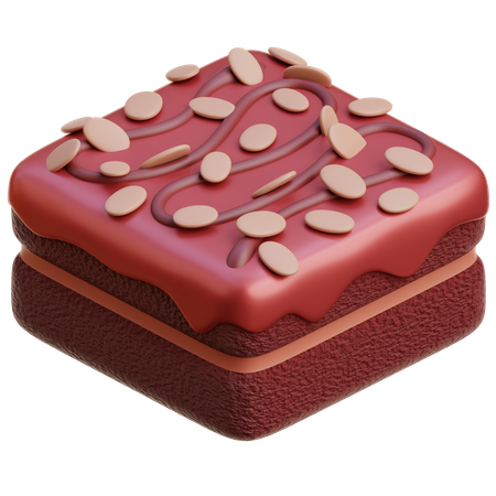 Brownies au chocolat  3D Icon