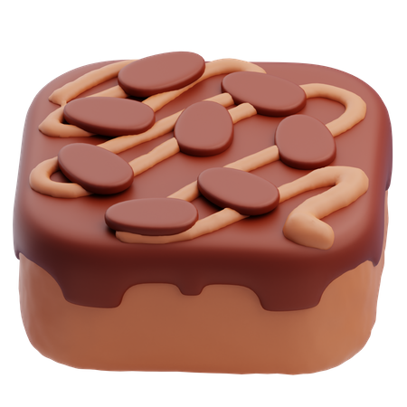 Brownies au chocolat  3D Icon