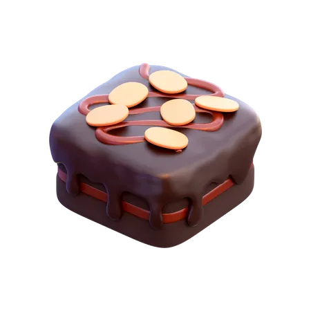 Brownies de chocolate  3D Icon