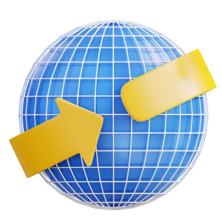 3 D Illustration Browser 3D Icon