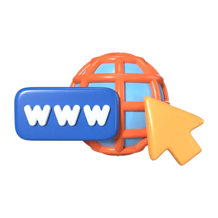 This Is Browser 3 D Render Illustration Icon It Comes As A High Resolution PNG File Isolated On A Transparent Background The Available 3 D Model File Formats Include BLEND OBJ FBX And GLTF 3D Icon