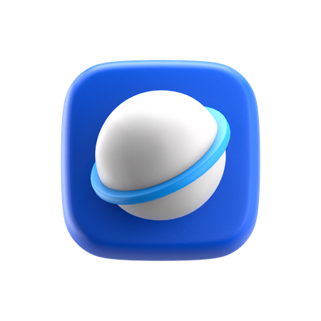 ブラウザ  3D Icon