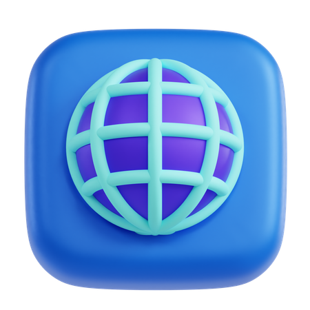 Browser  3D Icon