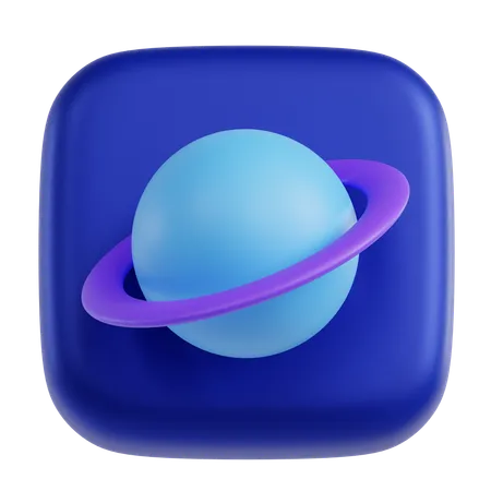 ブラウザ  3D Icon