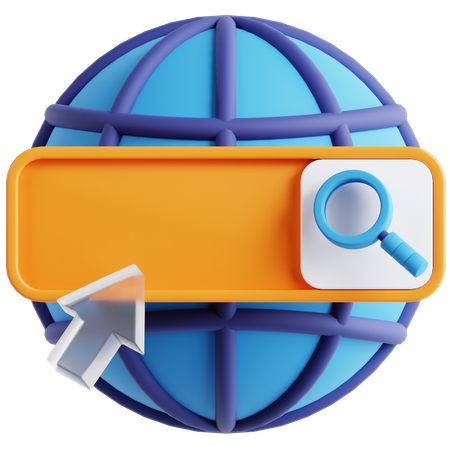 Browser  3D Icon