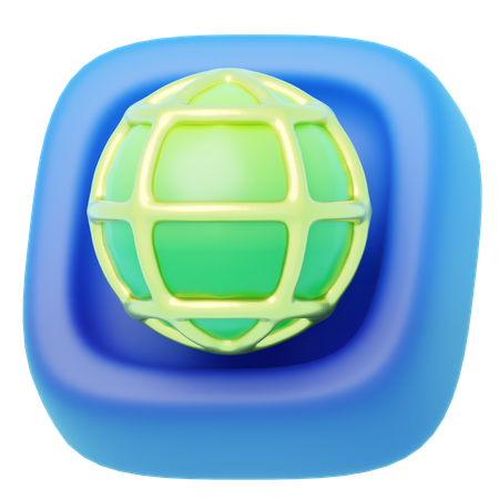 Browser  3D Icon