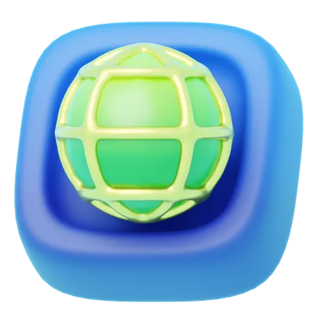 Browser  3D Icon
