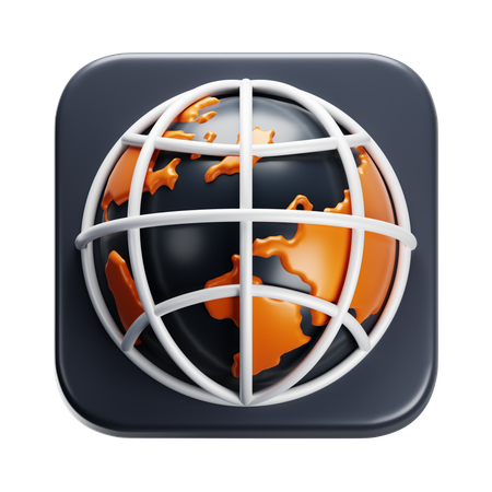 Browser  3D Icon