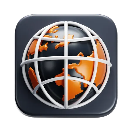 Browser  3D Icon