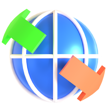 Browser  3D Icon