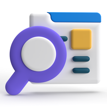 Browser  3D Icon