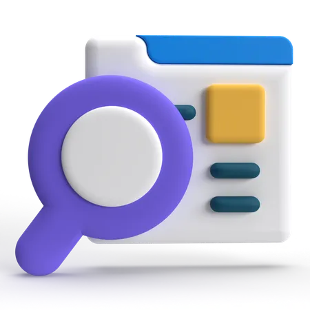 Browser  3D Icon