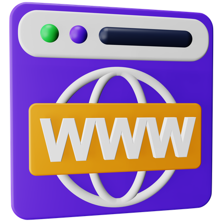 Browser  3D Icon