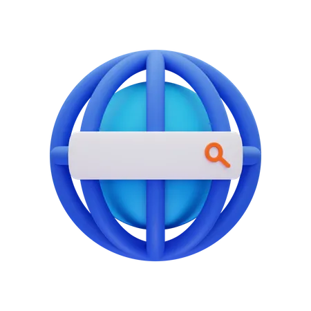 Browser  3D Icon